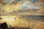 Eugene Delacroix The Sea from the Heights of Dieppe USA oil painting artist